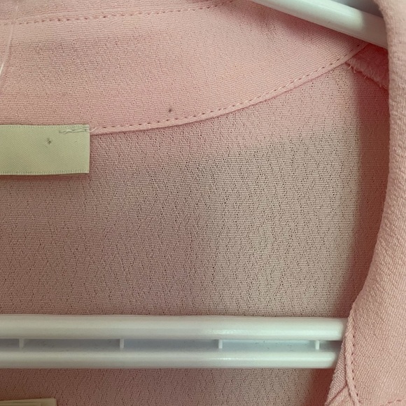 NWT MAJE PINK CREPE TIE NECK BLOUSE - 1 - Picture 15 of 15